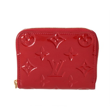 ルイ ヴィトン モノグラムヴェルニ ジッピー コインパース  ポムダムール M93608 ヴェルニ レディース 財布 【中古】【purse】