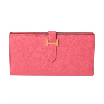 エルメス ベアン スフレ ローズアザレ ヴォーエプソン レディース 財布 【中古】【purse】