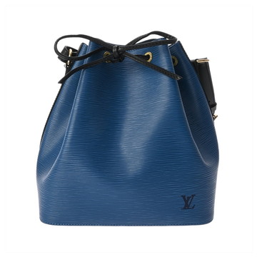 ルイ ヴィトン エピ プチノエ バイカラー トレドブルー/ノワール M44152 レザー レディース バッグ 【中古】【bag】