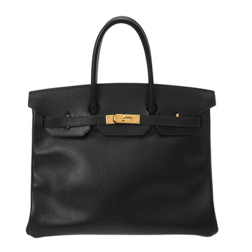 エルメス バーキン 35 ブラック アルデンヌ ユニセックス バッグ 【中古】【bag】