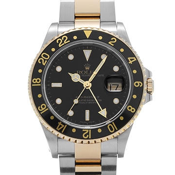 ロレックス GMTマスターII 16713 ブラック メンズ 時計 【中古】【wristwatch】