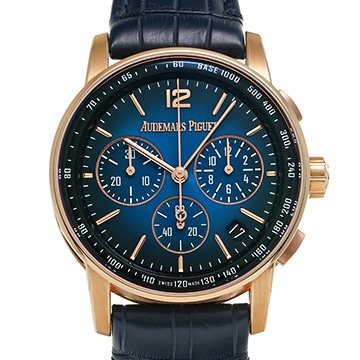 オーデマ ピゲ CODE 11.59 バイ オーデマ ピゲ クロノグラフ 26393OR.OO.A028CR.01 ディープブルーラッカー メンズ 時計 【中古】【wristwatch】