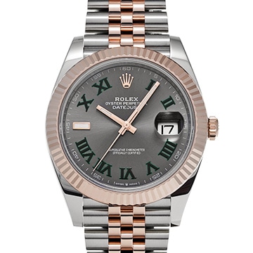 ロレックス デイトジャスト 41 126331 スレート メンズ 時計 【中古】【wristwatch】