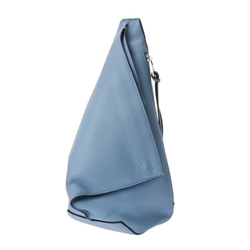 ロエベ アントン スリング ライトブルー B511A09X10 クラシックカーフ レディース バッグ 【中古】【bag】