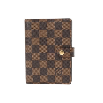 ルイ ヴィトン アジェンダ PM ブラウン R20700 ダミエキャンバス ユニセックス 筆記具 【中古】【other】