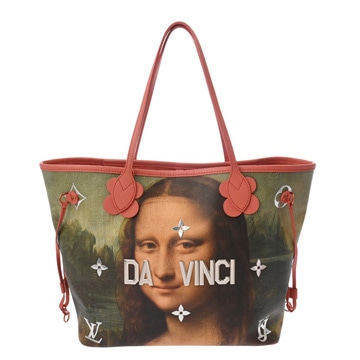 ルイ ヴィトン ネヴァーフル MM マスターズコレクション DA VINCI ポピーペタル M43317 レザー レディース バッグ 【中古】【bag】