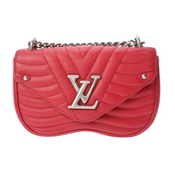 ルイ ヴィトン ニューウェーブ チェーンバッグ PM  レッド M51930 カーフレザー レディース バッグ 【中古】【bag】