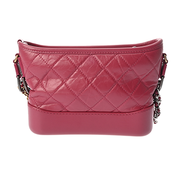 シャネル ガブリエル ドゥ シャネル スモール ホーボーバッグ ピンク A91810 エイジドカーフスキン レディース バッグ 【中古】【bag】