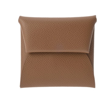 エルメス バスティア ゴールド ヴォーエプソン ユニセックス 財布 【未使用】【purse】