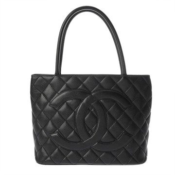 シャネル マトラッセ 復刻トート ブラック A01804 キャビアスキン レディース バッグ 【中古】【bag】