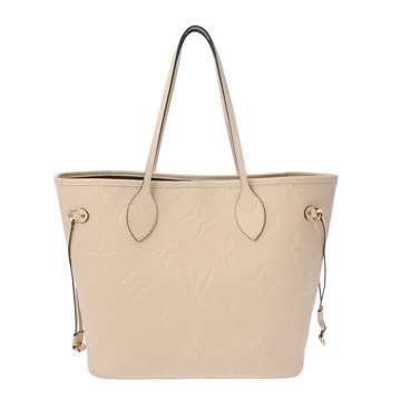 ルイ ヴィトン モノグラムアンプラント ネヴァーフル MM クレーム M45684 レザー レディース バッグ 【中古】【bag】