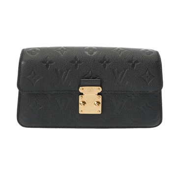 ルイ ヴィトン モノグラムアンプラント ウォレット オン チェーン メティス ノワール M82637 レザー レディース バッグ 【中古】【bag】