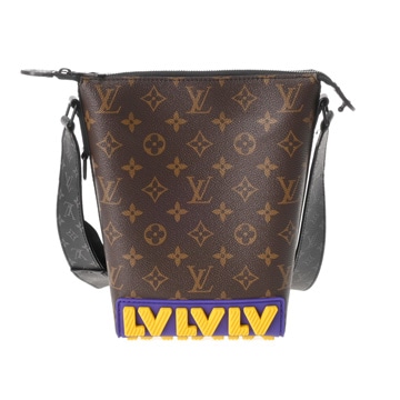 ルイ ヴィトン モノグラム クルーザー メッセンジャー LVラバー ブラウン M57966 モノグラムキャンバス ユニセックス バッグ 【中古】【bag】