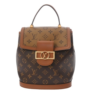 ルイ ヴィトン モノグラムリバース ドーフィーヌバックパック ブラウン M45142 モノグラムキャンバス レディース バッグ 【中古】【bag】