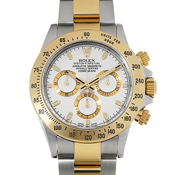 ロレックス コスモグラフ デイトナ 116523 ホワイト/ダイヤモンド メンズ 時計 【中古】【wristwatch】