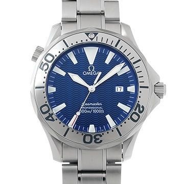 オメガ シーマスター プロフェッショナル 300 2265.80 ブルー メンズ 時計 【中古】【wristwatch】