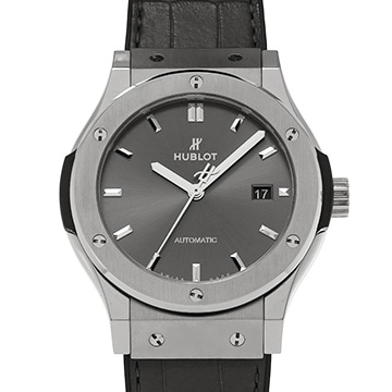 ウブロ クラシックフュージョン チタニウム レーシンググレー 542.NX.7071.LR グレー メンズ 時計 【中古】【wristwatch】