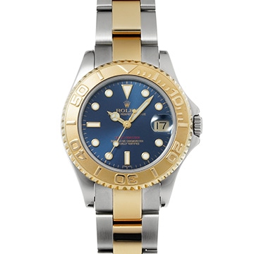 ロレックス ヨットマスター ボーイズ 68623 ブルー ユニセックス 時計 【中古】【wristwatch】