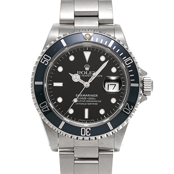 ロレックス サブマリーナ デイト 16610 ブラック メンズ 時計 【中古】【wristwatch】