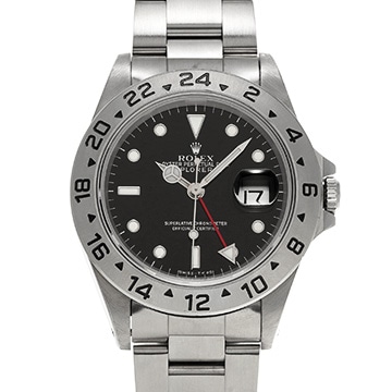 ロレックス エクスプローラーII 16570 ブラック メンズ 時計 【中古】【wristwatch】