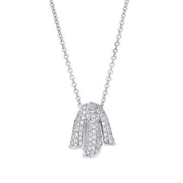 ピアジェ マジックガーデン ネックレス シルバー K18ホワイトゴールド WG レディース ジュエリー 【中古】【jewelry】