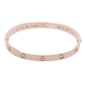 カルティエ ラブブレスレット #18 4PD ゴールド K18ピンクゴールド PG レディース ジュエリー 【中古】【jewelry】