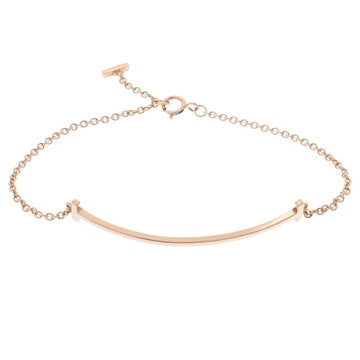 ティファニー Tスマイル ブレスレット ゴールド K18イエローゴールド YG レディース ジュエリー 【中古】【jewelry】