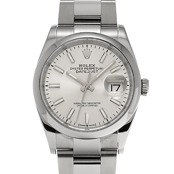 ロレックス デイトジャスト 36 126200 シルバー メンズ 時計 【中古】【wristwatch】