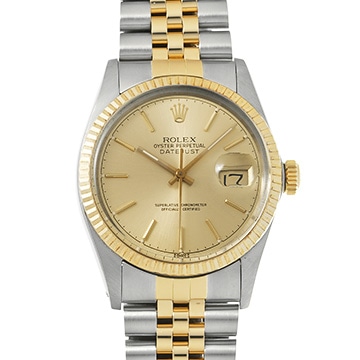 ロレックス デイトジャスト 16013 シャンパン メンズ 時計 【中古】【wristwatch】