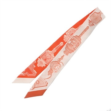 エルメス ツイリー MERVEILLEUSES LANTERNES マルチカラー シルク100％ レディース 【未使用】【other】