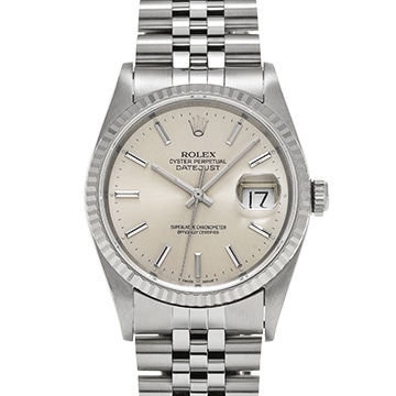 ロレックス デイトジャスト 16234 シルバー メンズ 時計 【中古】【wristwatch】