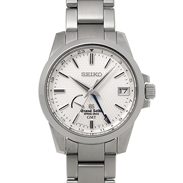 グランドセイコー スプリングドライブ GMT SBGE009 ホワイト メンズ 時計 【中古】【wristwatch】