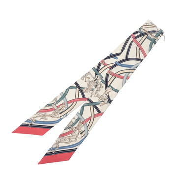 エルメス ツイリー HARNAIS LEGENDAIRE マルチカラー シルク100％ レディース 【未使用】【other】