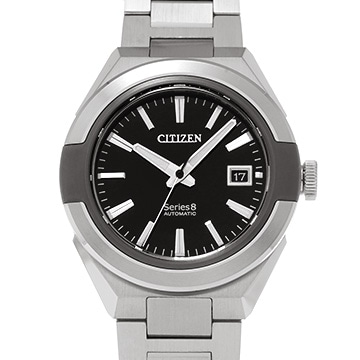 シチズン シリーズ8 NA1004-87E ブラック メンズ 時計 【中古】【wristwatch】