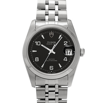 チューダー / チュードル プリンス デイト 74000N ブラック メンズ 時計 【中古】【wristwatch】