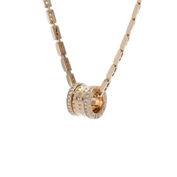 ブルガリ B.ZERO1 ロック ネックレス ゴールド 358278 K18イエローゴールド YG ユニセックス ジュエリー 【中古】【jewelry】