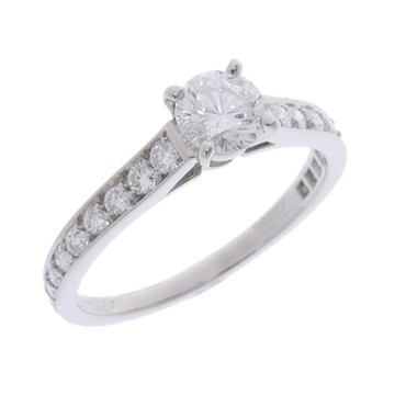カルティエ 1895ソリテール リング #52 シルバー Pt950プラチナ レディース ジュエリー 【中古】【jewelry】