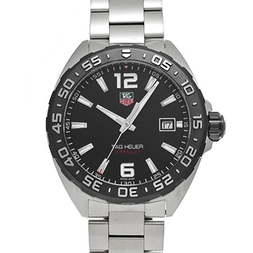 タグ ホイヤー フォーミュラ1 クォーツ WAZ1110.BA0875 ブラック メンズ 時計 【中古】【wristwatch】