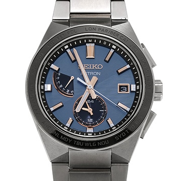 セイコー アストロン ネクスター SBXY053 ブルー メンズ 時計 【中古】【wristwatch】