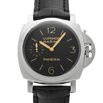 パネライ ルミノールマリーナ 1957 3デイズ アッチャイオ PAM00422 ブラック メンズ 時計 【中古】【wristwatch】