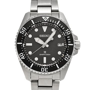 セイコー プロスペックス ダイバースキューバ SBDJ063 ブラック メンズ 時計 【中古】【wristwatch】