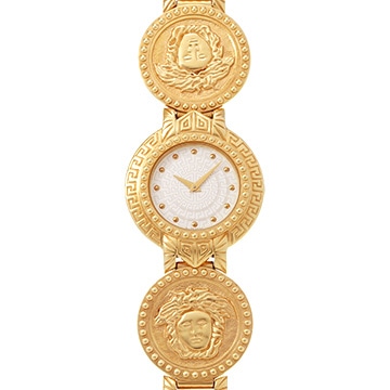 ジャンニ ヴェルサーチ メデューサ コインウォッチ 8008002 ホワイト メンズ 時計 【中古】【wristwatch】