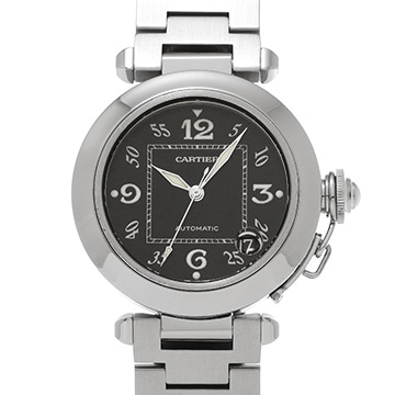 カルティエ パシャC W31043M7 ブラック ユニセックス 時計 【中古】【wristwatch】