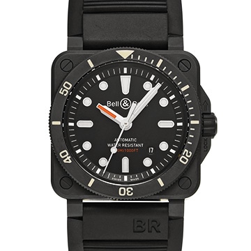 ベル＆ロス BR 03-92 ダイバーブラックマット BR03-92-DIV-C ブラック メンズ 時計 【中古】【wristwatch】