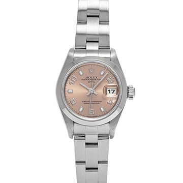 ロレックス オイスターパーペチュアル デイト 69160 ピンク レディース 時計 【中古】【wristwatch】