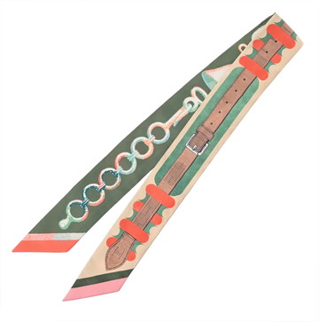 エルメス ツイリー INVENTAIRE POETIQUE DE BRIIDES A BLOC マルチカラー シルク100％ レディース 【未使用】【other】