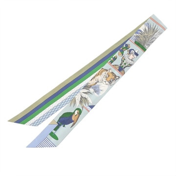 エルメス ツイリー GRAND THEATRE NOUVEAU マルチカラー 063761S シルク100％ レディース 【新品】【other】