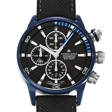 モーリス ラクロア ポントス S エクストリーム PT6028-ALB11-331 ブラック メンズ 時計 【中古】【wristwatch】