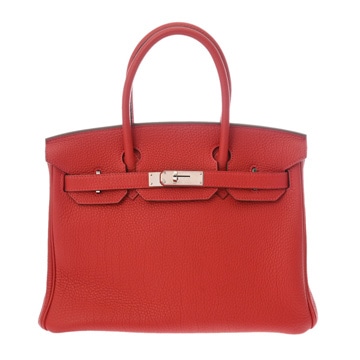 エルメス バーキン 30 ルージュカザック トリヨンクレマンス レディース バッグ 【中古】【bag】