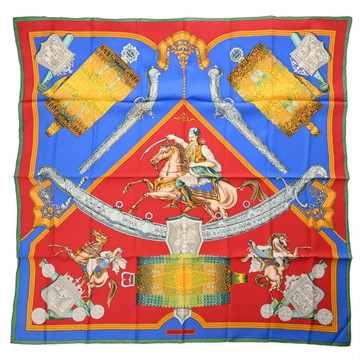 エルメス カレ90  マルチカラー シルク100％ レディース 【中古】【other】